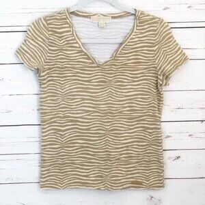 MICHAEL Michael Kors V-Neck Animal Print T-Shirt